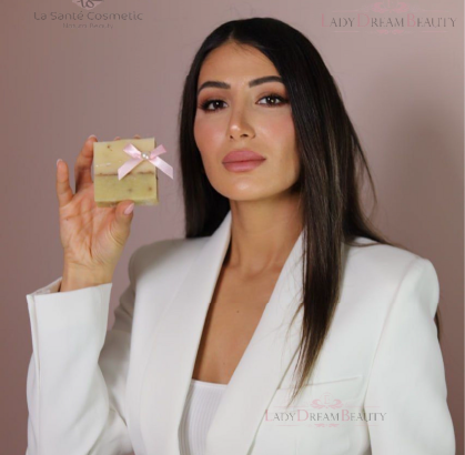 100% La Santé natürliche Rosenseife