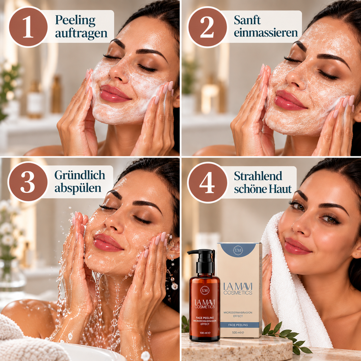Face Peeling 100ml Microdermabrasion Effect