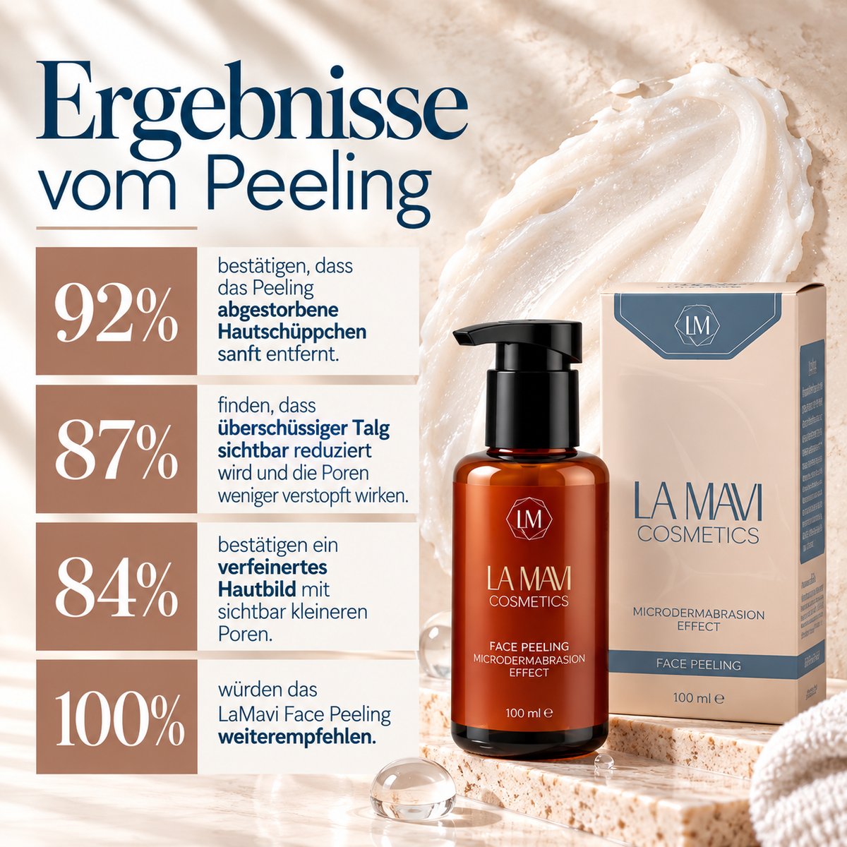 Face Peeling 100ml Microdermabrasion Effect