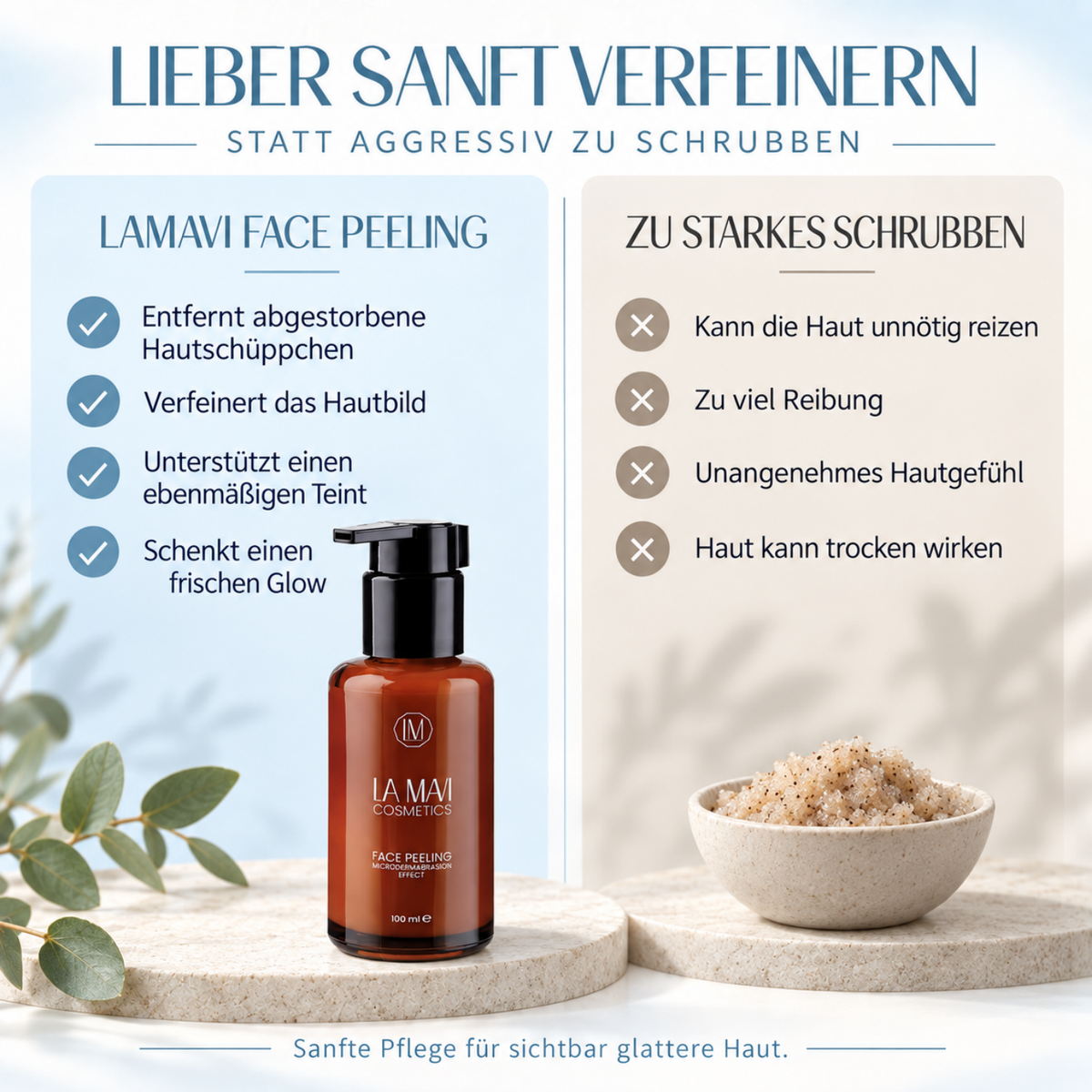 Face Peeling 100ml Microdermabrasion Effect