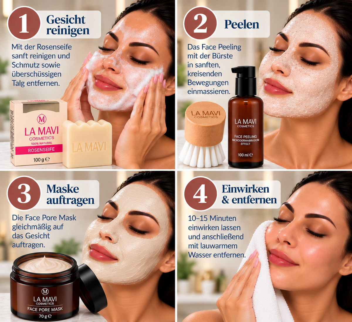 LaMavi Rose Glow Routine