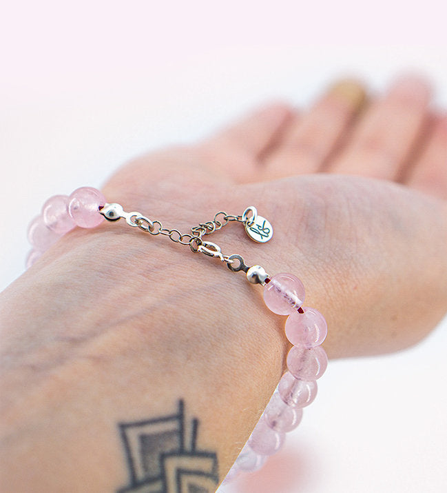 La Santé rose quartz bracelet