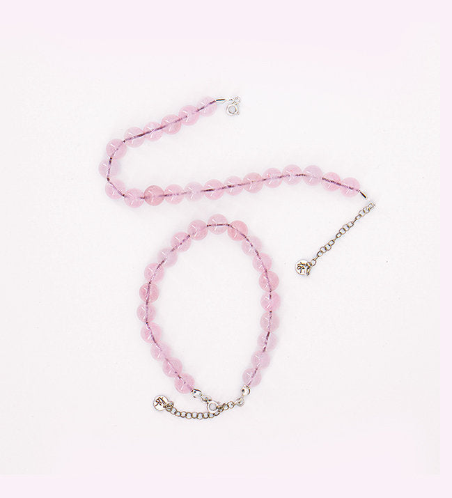 La Santé rose quartz bracelet